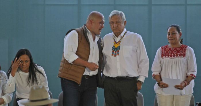 Enrique Alfaro, Gobernador de Jalisco, y el presidente Andrés Manuel López Obrador.