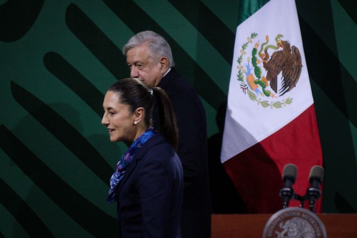 Claudia Sheinbaum, Jefa de Gobierno de la Ciudad de México, y el Presidente Andrés Manuel López Obrador.
