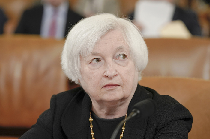 La Secretaria del Tesoro de Estados Unidos, Janet Yellen, en el Congreso en Washington el 10 de marzo de 2023.